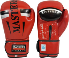 MASTERS RPU-FT Boxing Gloves (WAKO APPROVED) - Red