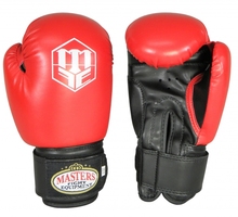 Rękawice bokserskie Masters RPU-2A czerwono/czarne