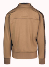 Bluza rozpinana PIT BULL Oldschool "Tape Logo" - brązowy