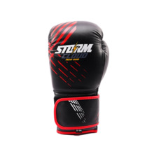 Rękawice bokserskie StormCloud "Lynx" - czarno-czerwone