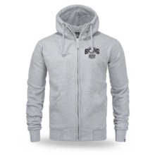 Dobermans Aggressive &quot;BOXING ARENA BZ393&quot; Zip Hoodie - Gray