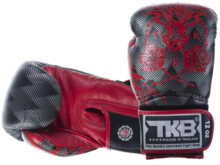  RĘKAWICE BOKSERSKIE TOP KING TKBGDG-BK-RD "ROSES & CHAIN"