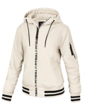 Women&#39;s spring jacket PIT BULL &quot;Overpark&quot; - light beige