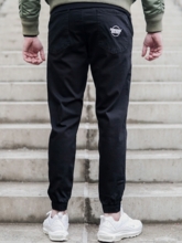 Spodnie Jeansowe Jogger Środowisko miejskie "Classic" - Black/White