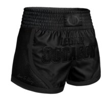 Spodenki Kickboxing/Muay Thai Legion Octagon Kevlar PREMIUM black/black