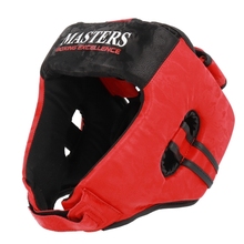 MASTERS KT-EXCELLENCE Boxing Helmet Black and Red