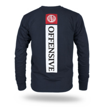 Longsleeve Dobermans Aggressive "OFFENSIVE Sports" LS367 - navy blue