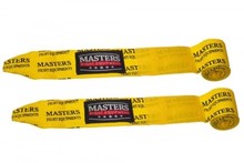  Bandaż bokserski owijki Masters 4m Neon żółte