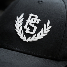 Pretorian "PS 3D White" Cap - Black