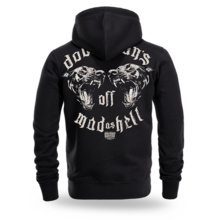 Dobermans Aggressive &quot;MAD AS HELL BZ383&quot; Zip-Up Hoodie - Black
