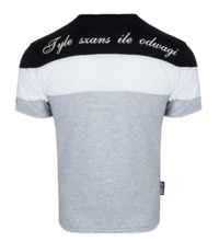 T-shirt Octagon tricolor &quot;So much Opportunities Ile Courage&quot;