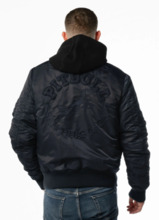 PIT BULL "HACKET" transitional bomber jacket - dark navy blue