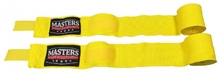 Bandaż bokserski elastyczny owijki Masters BBE-2,5 - żółty