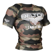 Rashguard krótki rękaw Beltor "Army" kompresyjny - moro