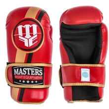 MASTERS Open Gloves &quot;ROSM-MASTERS&quot; (WAKO APPROVED) - Red