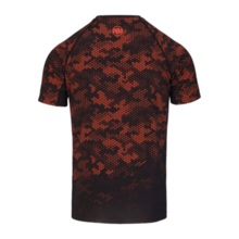 Rashguard PIT BULL "HEX CAMO HILLTOP" - czerwony