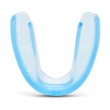 Ochraniacz na zęby szczękę pojedynczy Leone "BASIC " - niebieski