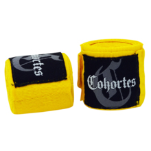 Cohortes boxing bandages wraps 3m - yellow
