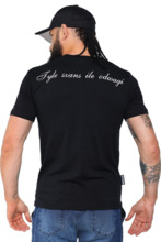 Octagon T-shirt &quot;As many chances as courage&quot; Gum - black