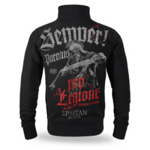 Bluza rozpinana Dobermans Aggressive "SEMPER PARATUS BCZ412" - czarna