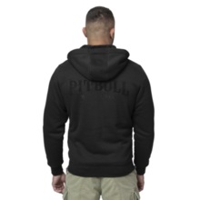 PIT BULL "RUFFIN DETROIT" Zip-Up Hoodie - Black/Black