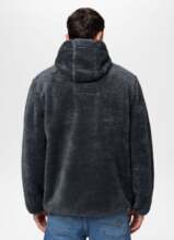 Bluza męska z kapturem PIT BULL "ARAGON" - grafitowy