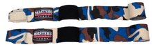 Bandaż bokserski elastyczny owijki Masters BBE-MFE CAMOUFLAGE 2.5m - camo niebieskie