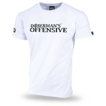Dobermans Aggressive T-shirt &quot;Dobermans Offensive TS180&quot; - white