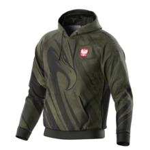 Extreme Hobby "POLSKA ULTIMATE" men's sports sweatshirt - khaki