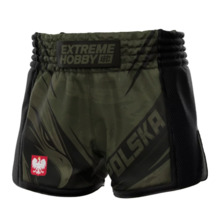  Extreme Hobby Muay Thai Shorts | POLAND ULTIMATE - Khaki