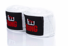 RING boxing bandage, boxing wraps, 3.5m, white