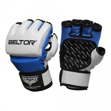Rękawice MMA Beltor One - biało/niebieskie 