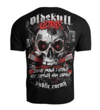 Koszulka T-shirt "Oldskull Ultras" odzież uliczna - czarna