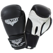 Rękawice bokserskie Spartacus Fighter Beltor - czarno/biały