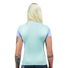 Rashguard damski Ground Game "Athletic Mint"  krótki rękaw