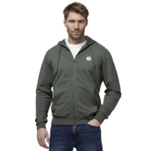 PIT BULL "SMALL LOGO NUGGET" Zip-Up Hoodie - Dark Green