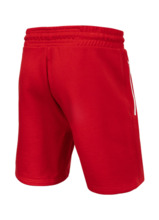 Szorty spodenki dresowe PIT BULL Terry "Small Logo" - czerwone