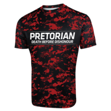 Koszulka sportowa MESH short sleeve Pretorian "Red Camo"