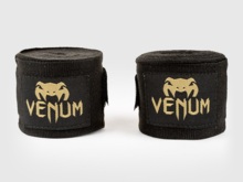 Bandaż bokserski owijki Venum 4,5 m - czarno/złote