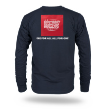 Longsleeve Dobermans Aggressive "One for All" LS372 - granatowy