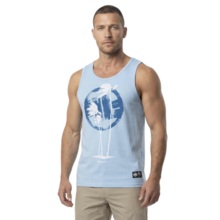 Tank Top PIT BULL Slim Fit "PALMS" - błękitny