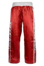 Spodnie sportowe długie SKBP-100W  (WAKO APPROVED) - czerwone