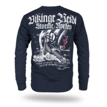 Longsleeve Dobermans Aggressive "DRAKKAR" LS407 - granatowy