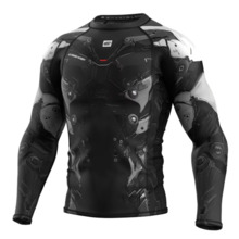  Extreme Hobby Men's Longsleeve Rashguard | IRON FORCE - White