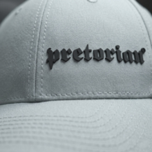 Pretorian "Logo 3D Black" Baseball Cap - Light Steel
