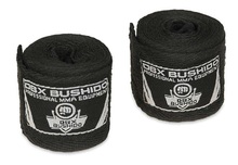 Bandaż bokserski owijki Bushido - 2m - czarny