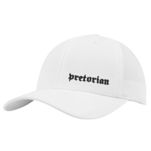 Czapka Snapback Pretorian "Black Logo" - biała