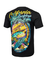 Koszulka męska PIT BULL "SURFDOG" - czarna