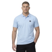 PIT BULL Jersey 210 "Logo" Polo Shirt - Light Blue