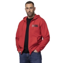 PIT BULL "USA" Zip-Up Hoodie - Red
